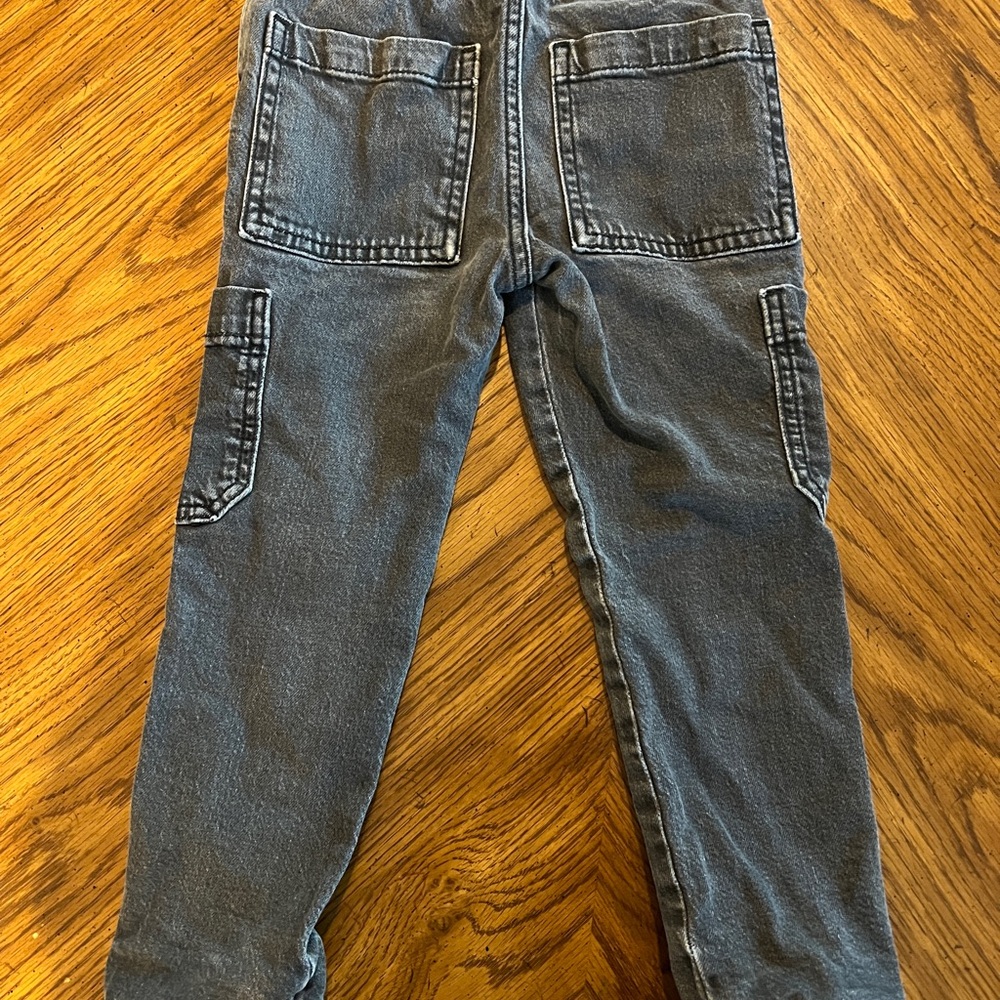 Cat & Jack Weathered Black Cargo Jeans